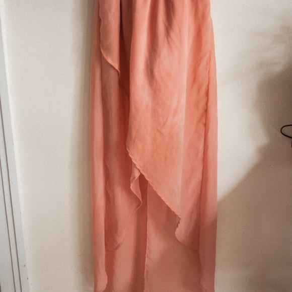 5 for $25 SALE! Poetry Blush High Low Dress - Picture 3 of 4